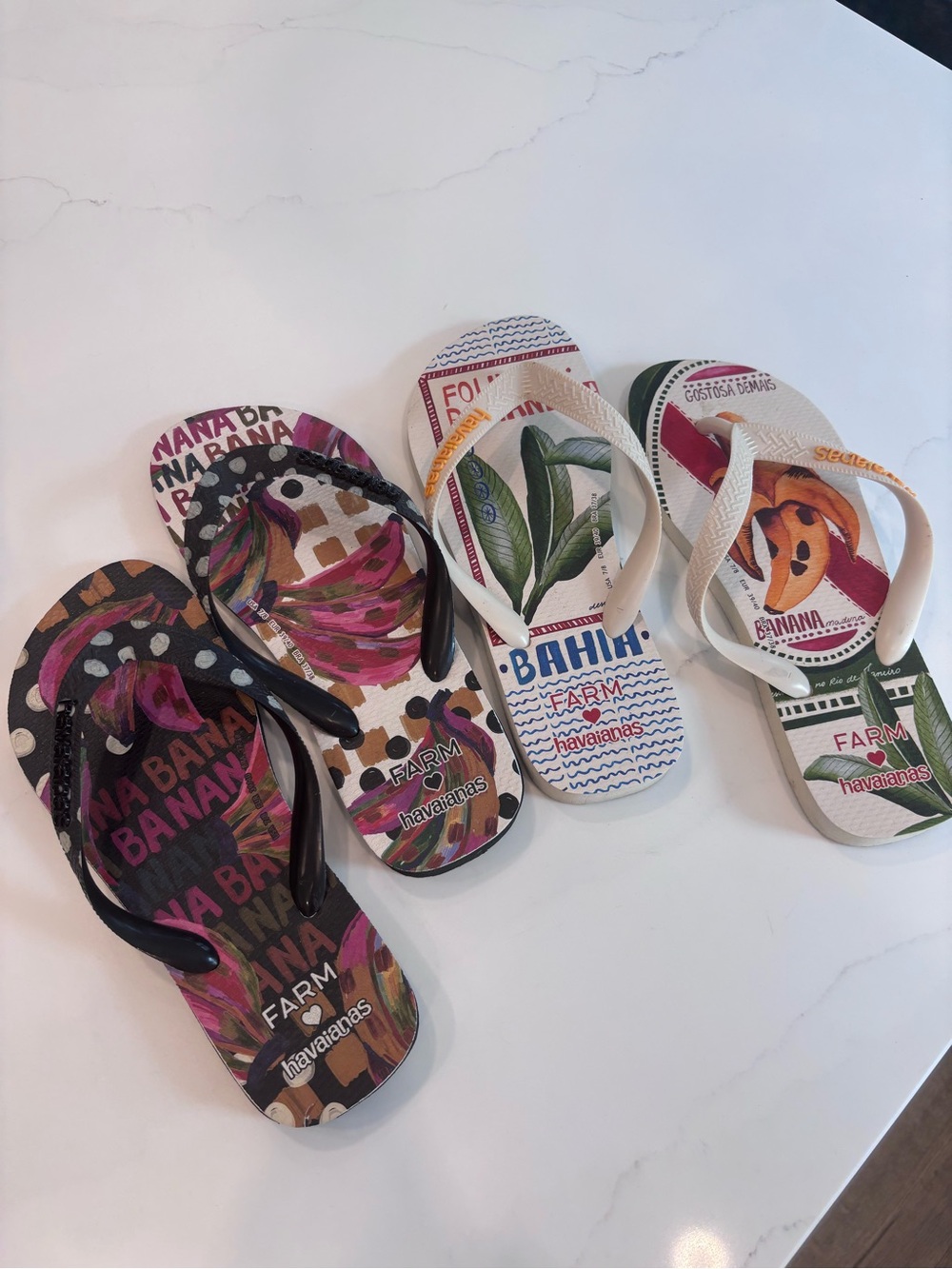 Farm Rio X Havaianas Flip Flops 7/8